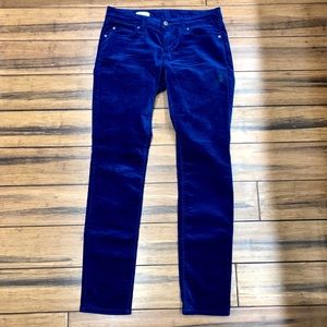 Always Skinny Blue Velvet Pants GAP